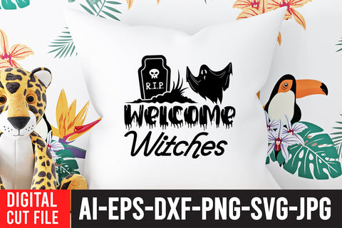 Welcome Witches SVG Design SVG BlackCatsMedia 