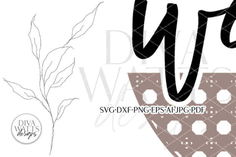 Welcome with Rattan Half Circles SVG | Boho Farmhouse Design SVG Diva Watts Designs 