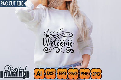 Welcome,SVGs,Quotes and Sayings,Food & Drink,On Sale, Print & Cut SVG Newmockups 
