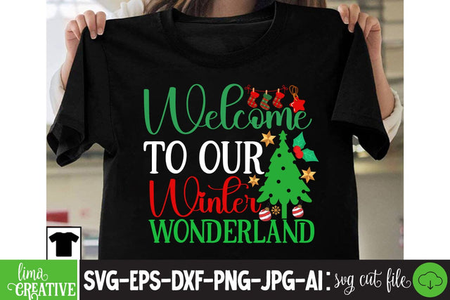 Welcomr To Our Winter Wonderland SVG Cute File SVG Insomnia Std 