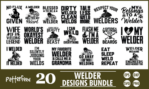 Welder SVG Designs Bundle SVG PatternFeed8 