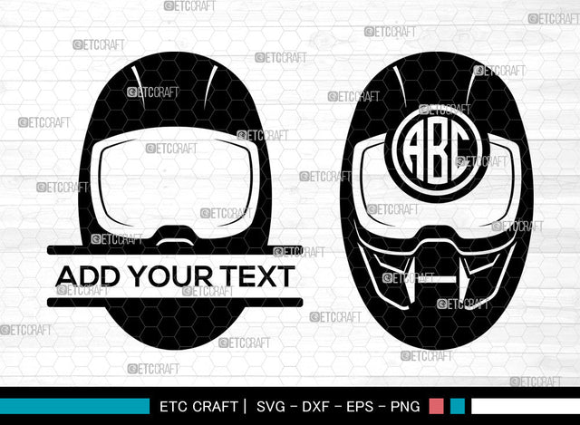 Welding Mask Monogram SVG, Split Monogram SVG, Welding Mask Icon Svg, Welding Hood Svg, Welding Helmet Svg, Welding Svg, Welding Mask SVG ETC Craft 