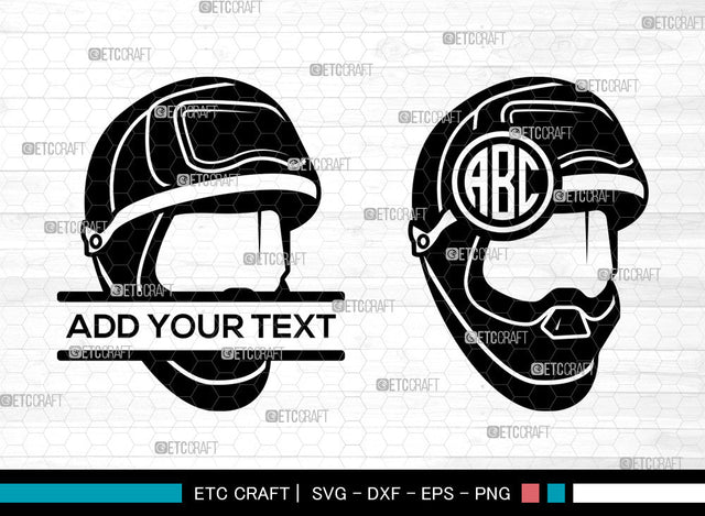 Welding Mask Monogram SVG, Split Monogram SVG, Welding Mask Icon Svg, Welding Hood Svg, Welding Helmet Svg, Welding Svg, Welding Mask SVG ETC Craft 