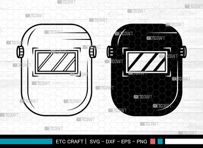 Welding Mask SVG, Welding Mask SVG, Welding Mask Icon Svg, Welding Hood Svg, Welding Helmet Svg, Welding Svg, Welding Mask SVG ETC Craft 