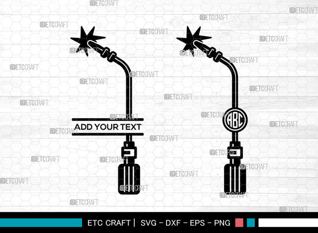 Welding Torch Monogram SVG, Welding svg, Welder Svg, Welder Life Svg, Circle Monogram Svg, Welding Tools Svg, Metal Torch Svg SVG ETC Craft 