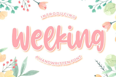 Welking – Handwritten Font Font Good Java 