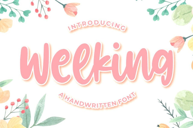 Welking – Handwritten Font Font Good Java 