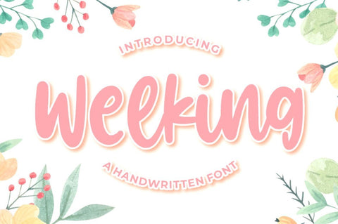 Welking – Handwritten Font Font Good Java 