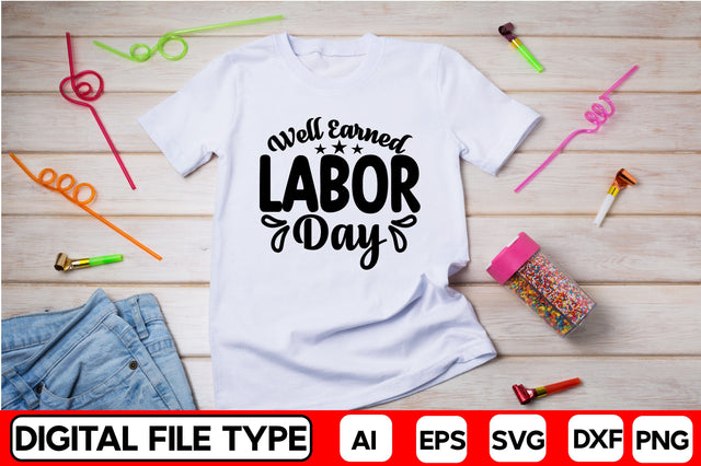 Well Earned Labor Day SVG CraftlabSvg29 