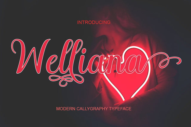 Welliana Script SVG marwah store 