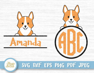 Welsh corgi cut files SVG MagicArtLab 