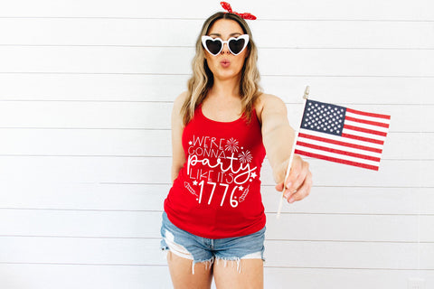We're Gonna Party Like It's 1776 SVG | Patriotic SVG | 1776 | American SVG | 4th of July | PNG | DXF SVG Toteally SVG 