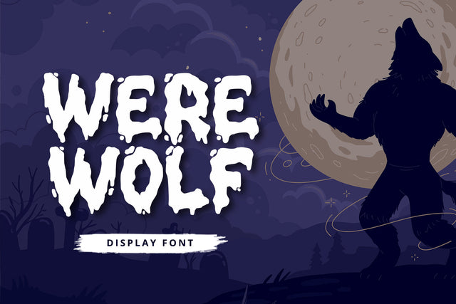 Werewolf - Display Font Font Alpaprana Studio 