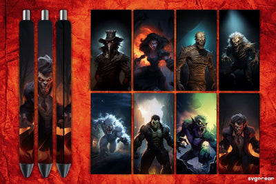 Werewolves Pen Wrap Bundle | Sublimation Sublimation SvgOcean 