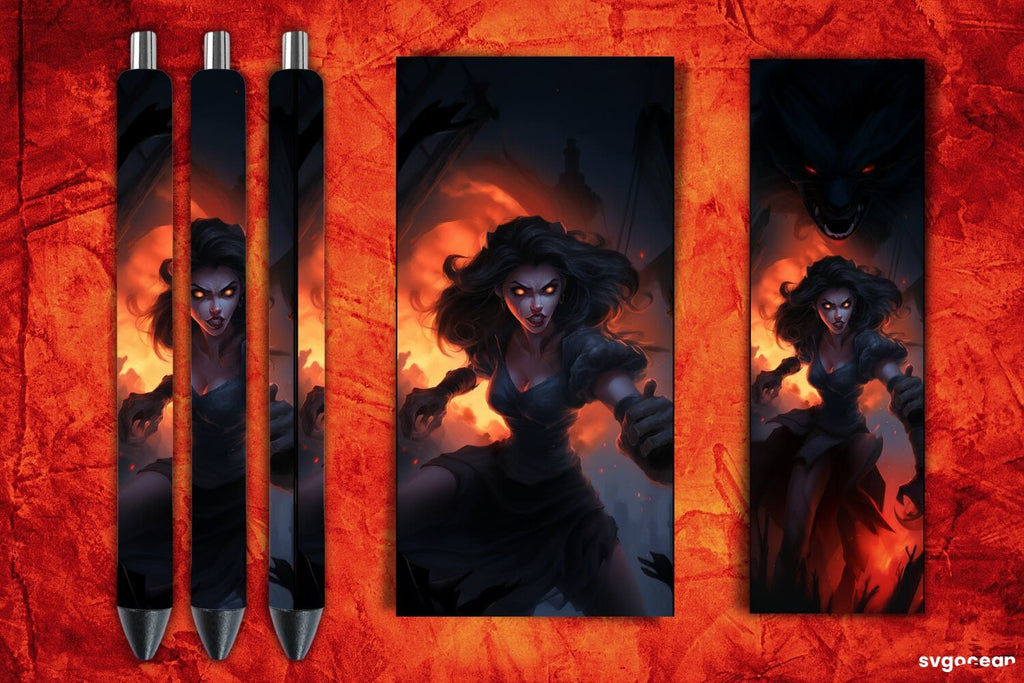 Werewolves Pen Wrap Bundle | Sublimation - So Fontsy