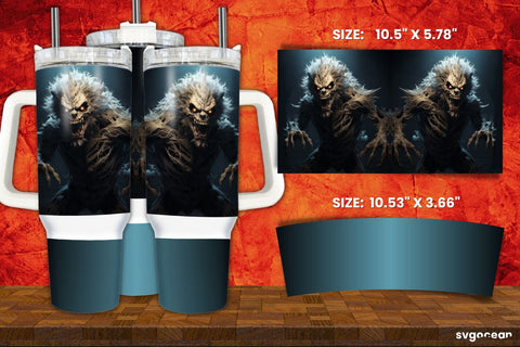Werewolves Tumbler Wrap Bundle | 40 Oz | Sublimation Sublimation SvgOcean 