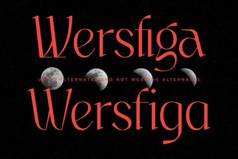 Wersfiga Typeface Font Storytype Studio 