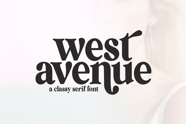 West Avenue - Modern Serif Font Font KA Designs 