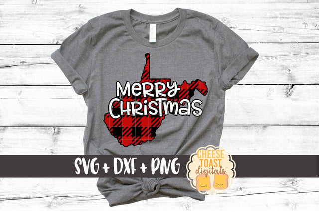 West Virginia - Buffalo Plaid State - SVG PNG DXF Cut Files SVG Cheese Toast Digitals 