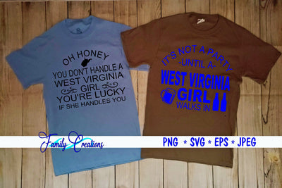 West Virginia Girl Bundle SVG Family Creations 