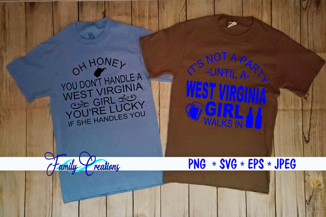 West Virginia Girl Bundle SVG Family Creations 