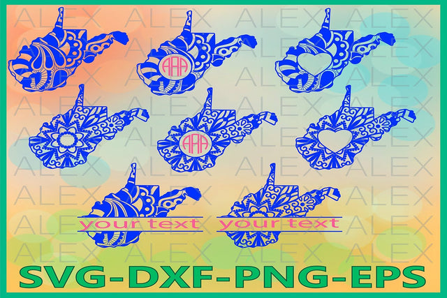 West Virginia State SVG SVG AlexSVGStudio 