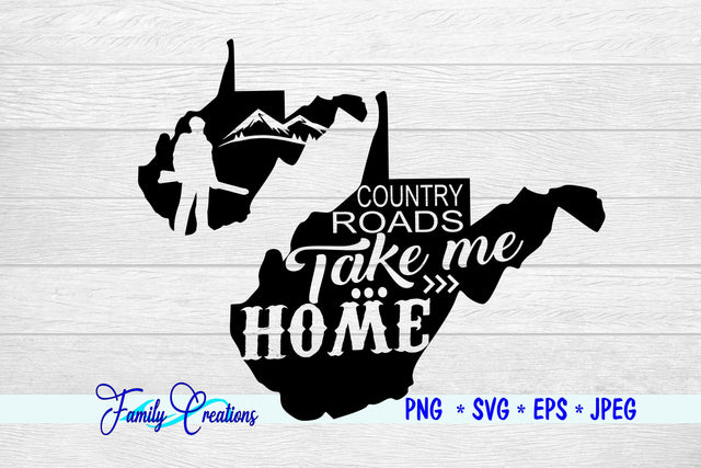West Virginia SVG Family Creations 