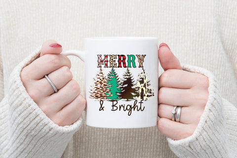Wester Christmas Sublimation - Merry & Bright Sublimation CraftLabSVG 