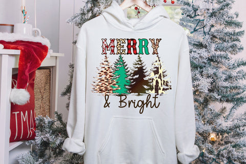 Wester Christmas Sublimation - Merry & Bright Sublimation CraftLabSVG 