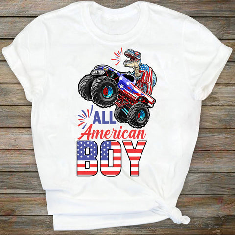 Western All American Boy svg , Monster Truck American Flag svg,Camo American Boy Png, Svg File for Cricut, Ai, Png, Dxf. Eps SVG DiamondDesign 