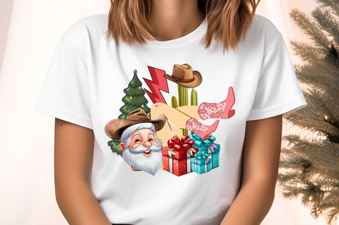 Western Christmas Sublimation Bundle Sublimation Regulrcrative 