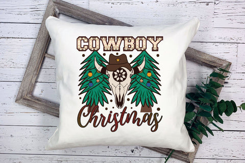 Western Christmas Sublimation - Cowboy Christmas Sublimation CraftLabSVG 