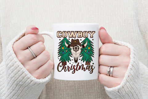 Western Christmas Sublimation - Cowboy Christmas Sublimation CraftLabSVG 
