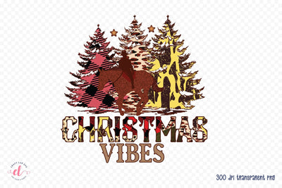 Western Christmas Sublimation Design Sublimation CraftLabSVG 