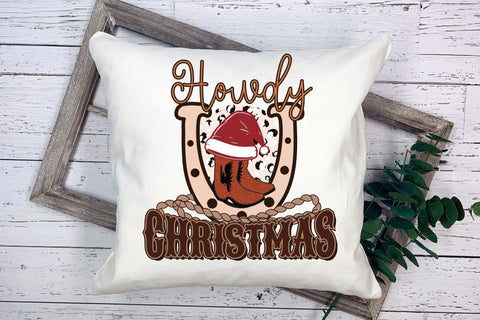 Western Christmas Sublimation - Howdy Christmas Sublimation CraftLabSVG 