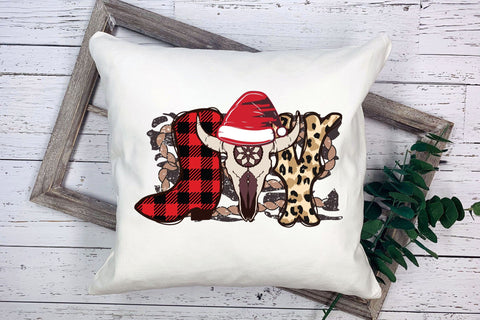 Western Christmas Sublimation - Joy PNG Sublimation CraftLabSVG 