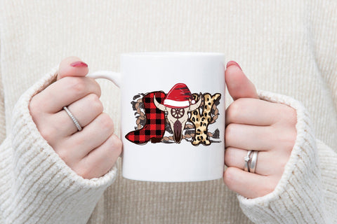 Western Christmas Sublimation - Joy PNG Sublimation CraftLabSVG 