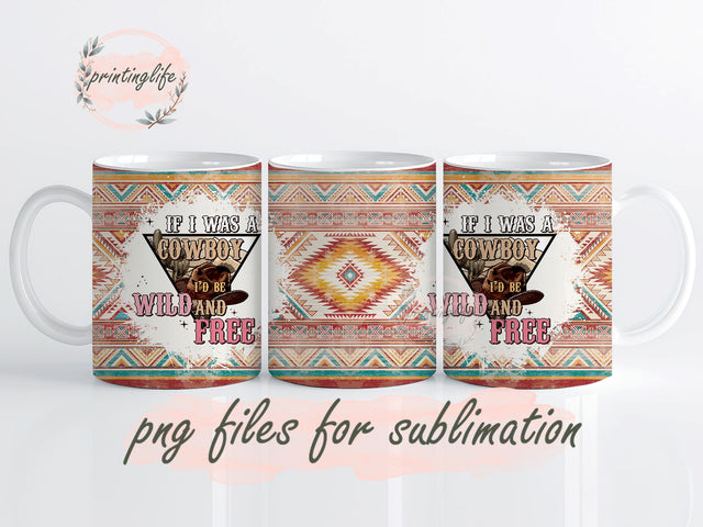 Western Cowboy tumbler PNG, Western Cowboy Mug Sublimation, Western Cowboy Mug, Digital Download Sublimation PrintingLife 