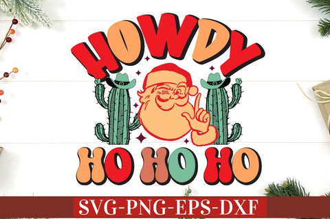 Western Howdy Christmas SVG Bundle SVG DESIGNISTIC 