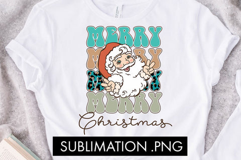 Western Merry Christmas Santa PNG Sublimation Sublimation Freeling Design House 
