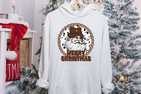 Western Merry Christmas Sublimation PNG Sublimation CraftLabSVG 