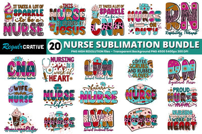 Western Nurse Sublimation Bundle Sublimation Regulrcrative 