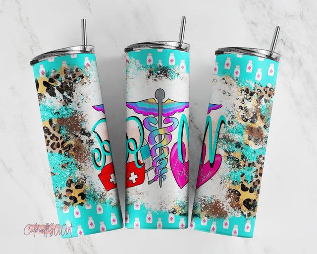 Western RN Tumbler Png Sublimation Design,20oz Skinny Tumbler Png, Leopard Registered Nurse Tumbler Png,Cowhide Nurse Tumbler Png Downloads Sublimation CaldwellArt 