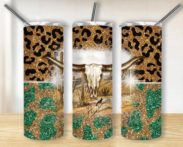 Western Skull Bull Tumbler, Cowhide Tumbler Wrap Png, Western Tumbler Wrap Png, Country 20oz Skinny Tumbler Sublimation , Western Skinny Tumbler Png Sublimation BouDesign 
