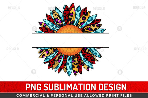 Western Sunflower Monogram SVG Sublimation Regulrcrative 