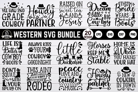 western svg bundle vol 1 SVG buydesign 
