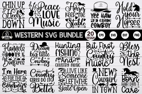 western svg bundle vol 4 SVG buydesign 