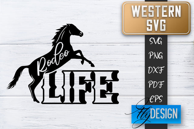 Western SVG | Cowboy Quotes SVG | Cowgirl SVG | Rodeo SVG Fly Design 