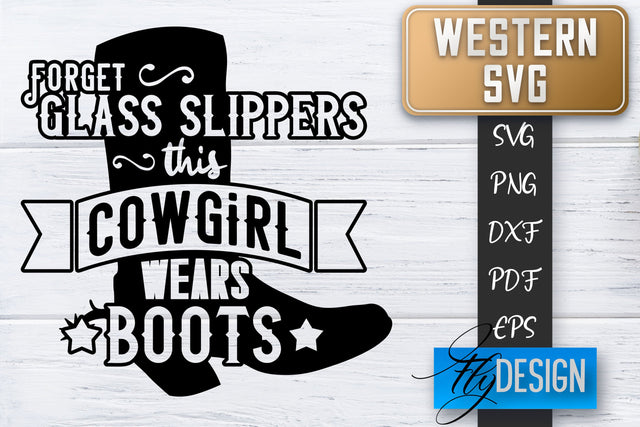 Western SVG | Cowboy Quotes SVG | Cowgirl SVG | Rodeo SVG Fly Design 