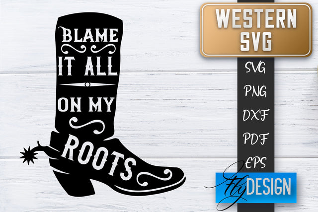 Western SVG | Cowboy Quotes SVG | Cowgirl SVG | Rodeo SVG Fly Design 